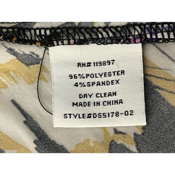 COLLECTIVE Concepts|Sleeveless Abstract Watercolor Print Dress Size XS - Picture 5 of 6